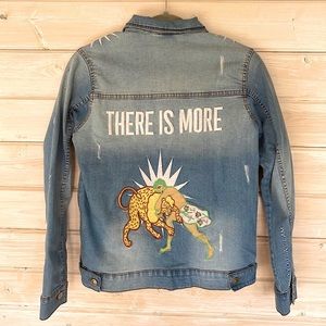 There Is More Hillsong Embroidered Jean Jacket